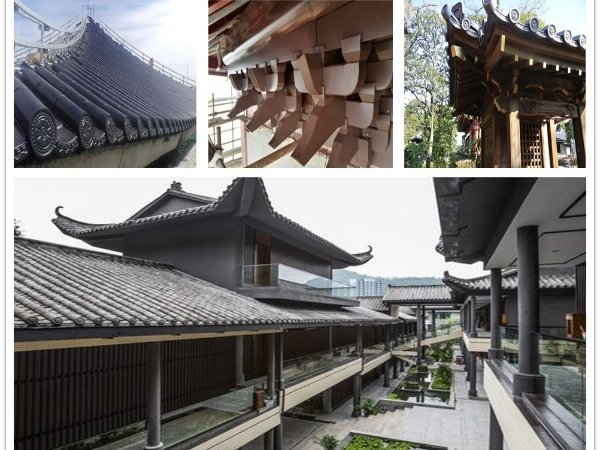 Aluminum antique tiles application