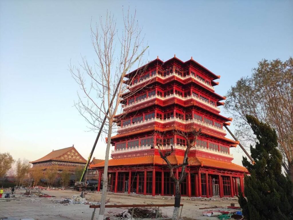 Aluminum antique tiles building