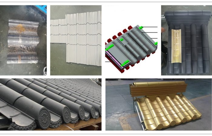 Aluminum antique tiles