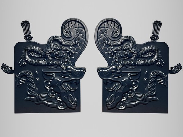 Aluminum antique tiles