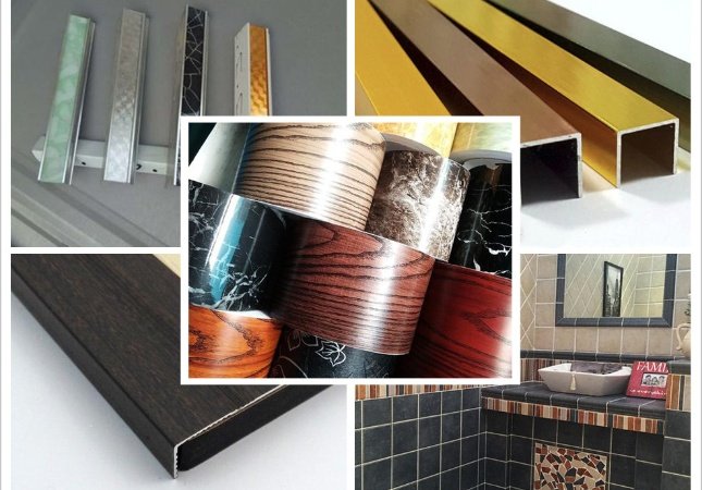 Aluminum strip application
