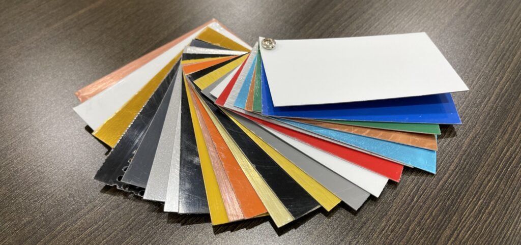 Aluminum strip color